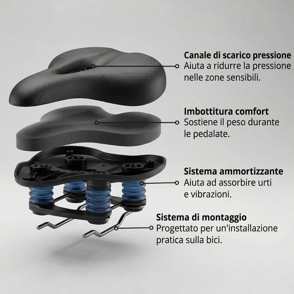 Cloud sella e-bike UNIRIDE